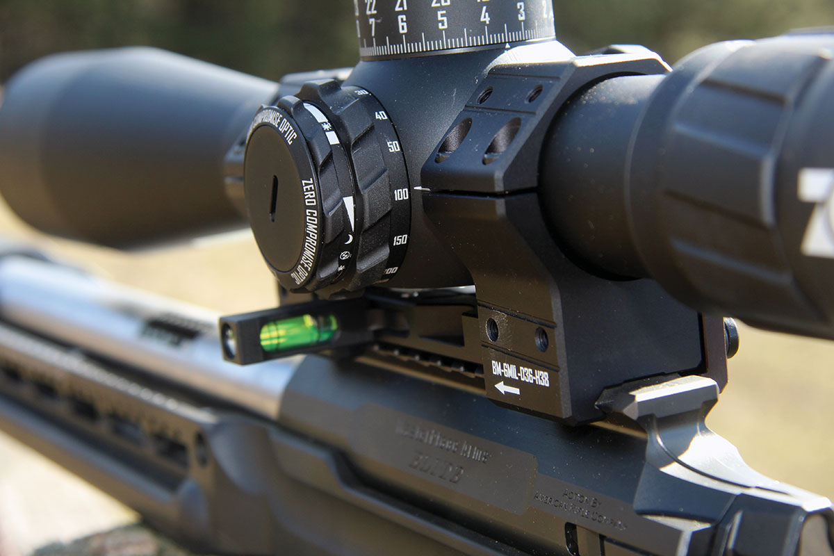 The parallax includes a 10-yard to infinity range and was designed to provide a 20-yard margin at less than 300 yards, which requires less focus tweaking while shooting.